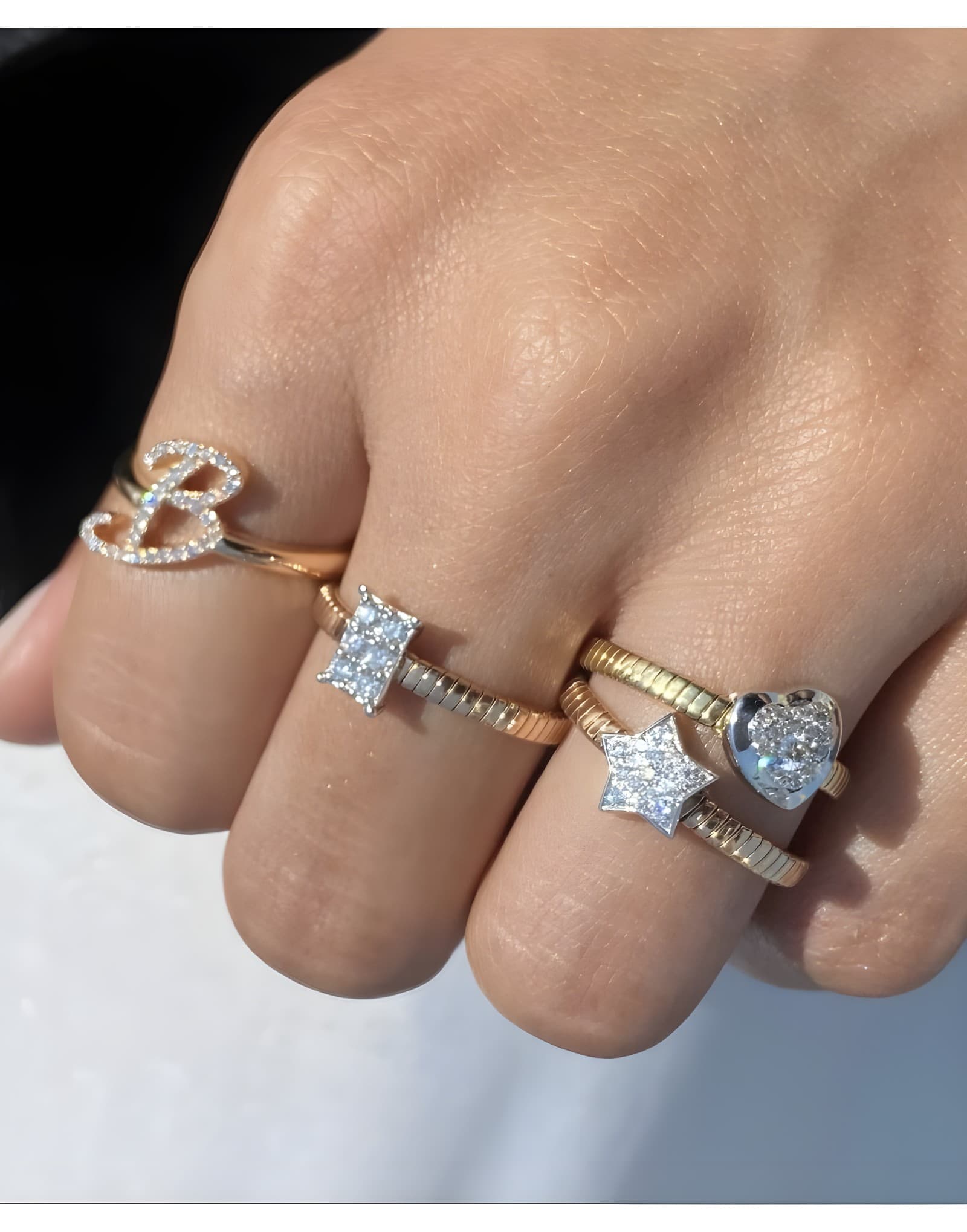 Arte Bottega Pırlantalı Yıldız Altın Yüzük — 2. görünüm