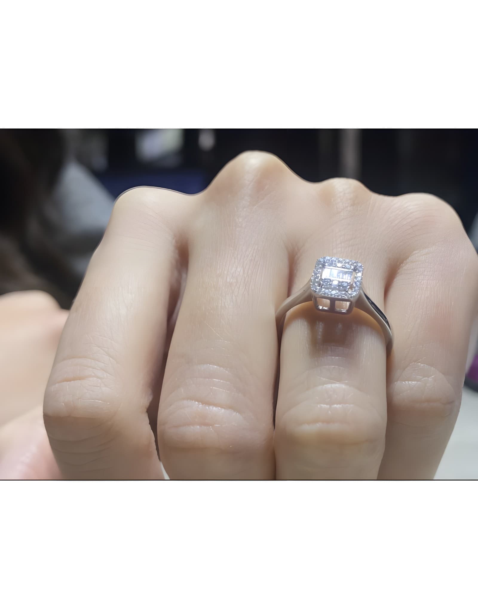 0.20ct F rengi Pırlanta Altın Yüzük — 2. görünüm