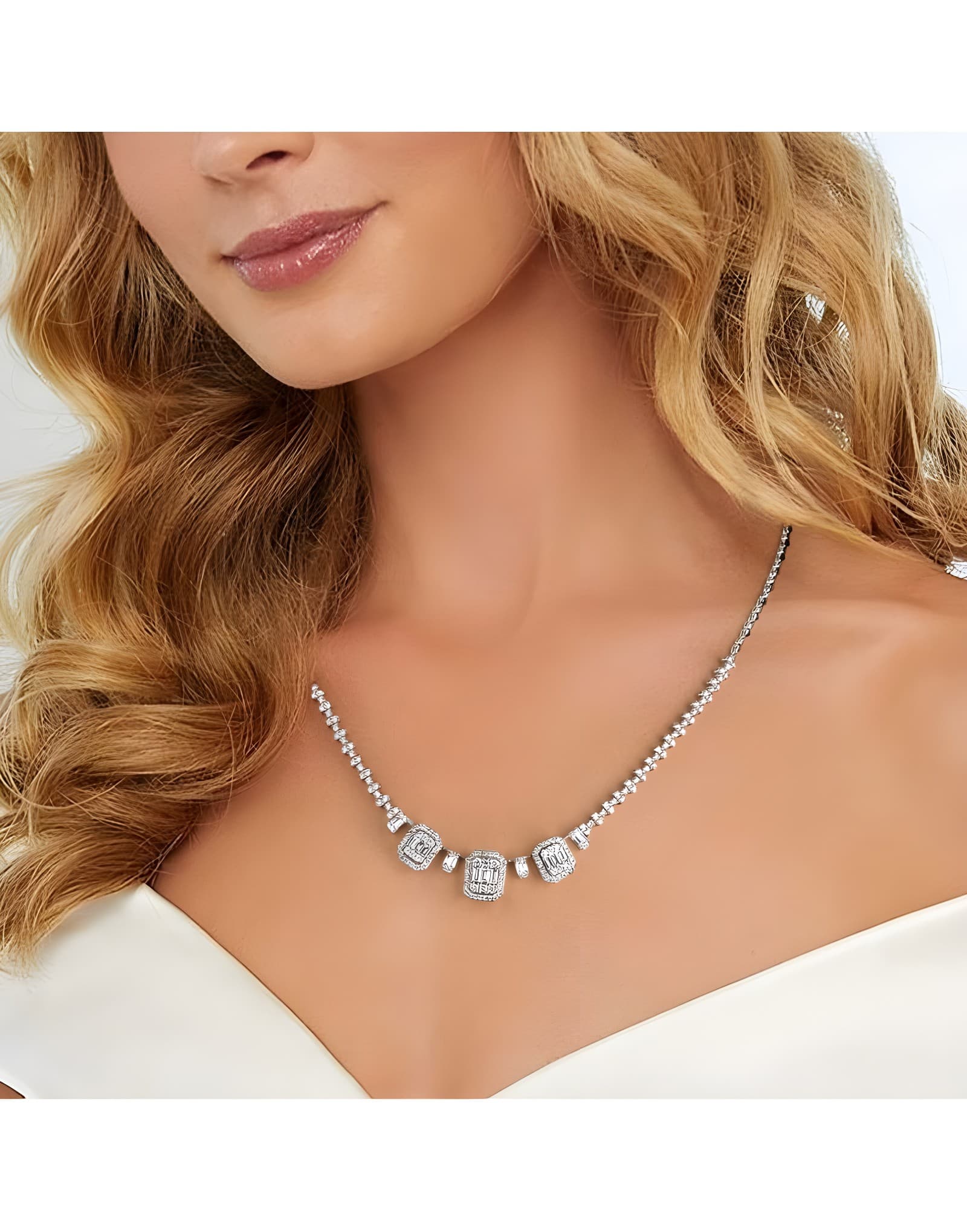 2.65 ct F / VS Pırlanta Düğün Kolye — 2. görünüm
