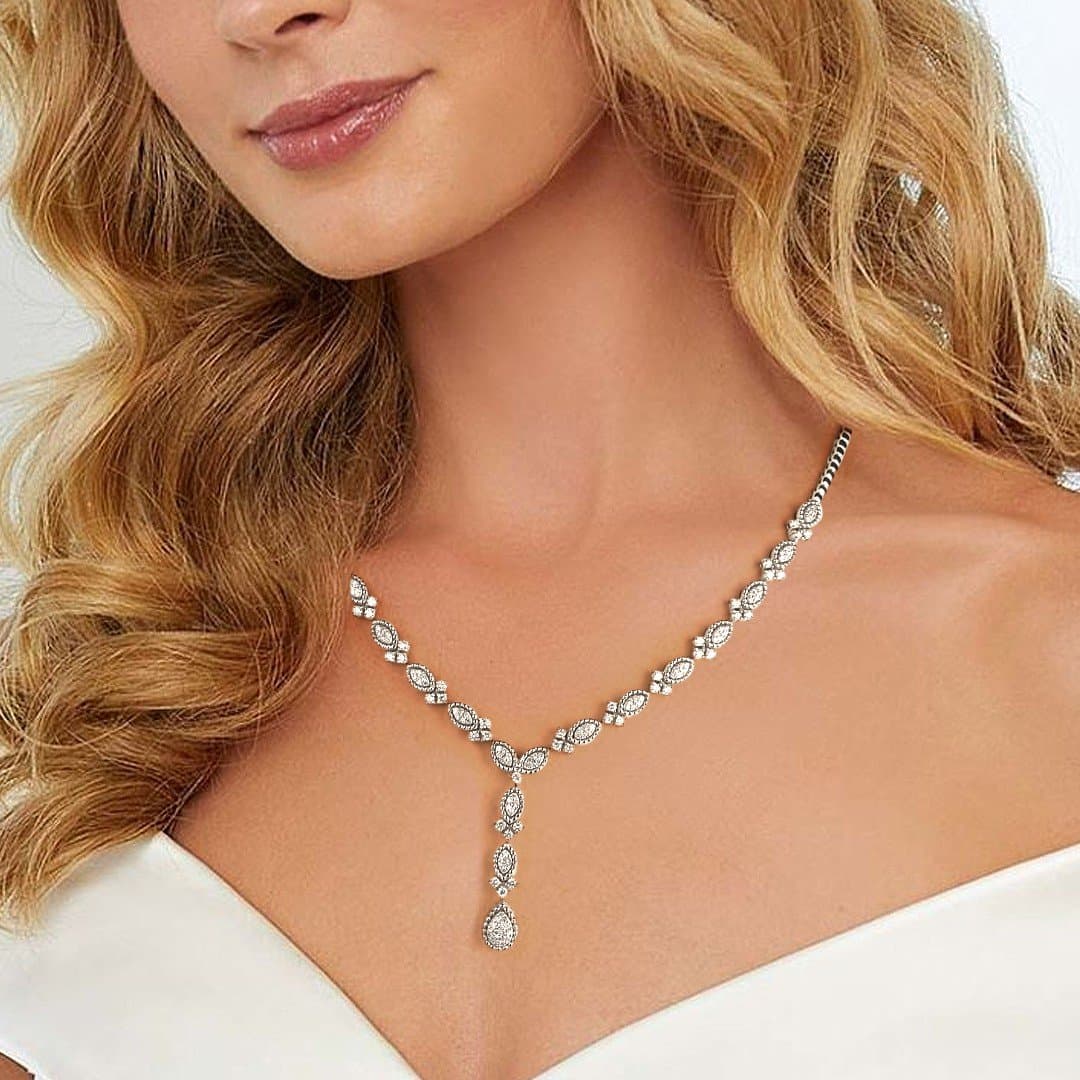 2.00ct E vs Pırlanta Düğün Kolye — 3. görünüm