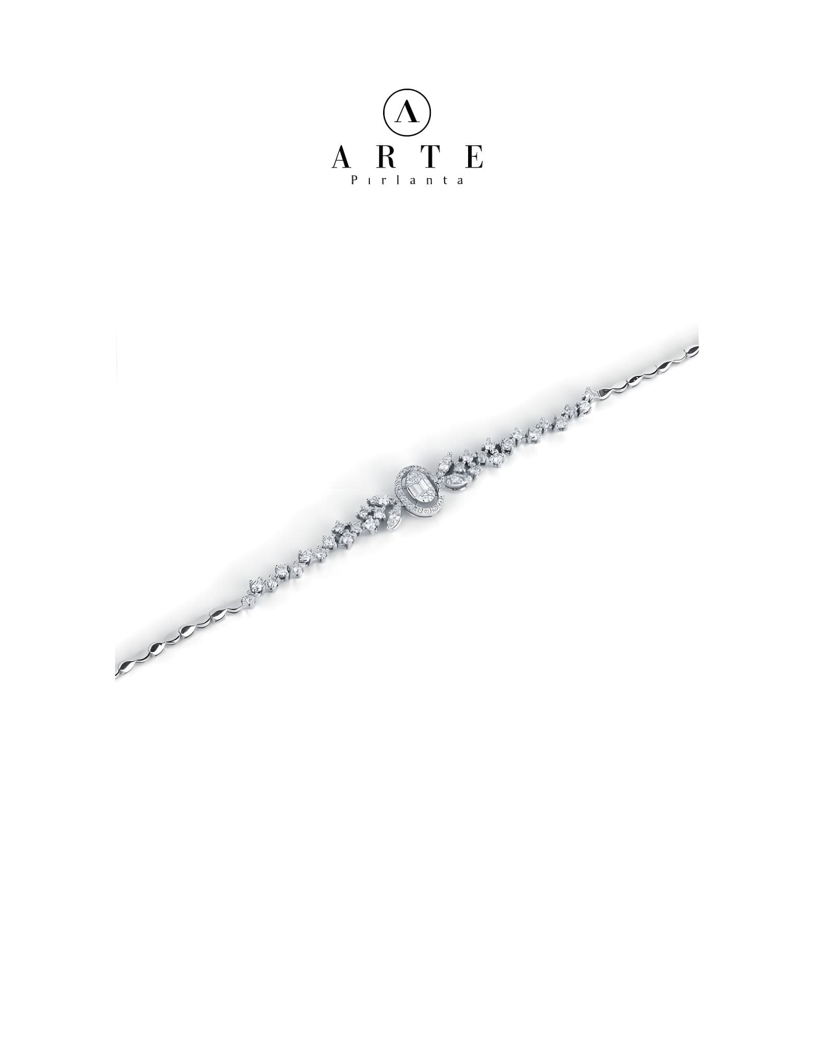 0.90ct F Rengi Baget Pırlantalı Bileklik — 2. görünüm