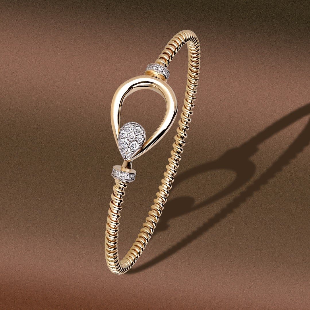 Bottega 0.25 ct F / VS Pırlantalı Altın Bileklik — 4. görünüm