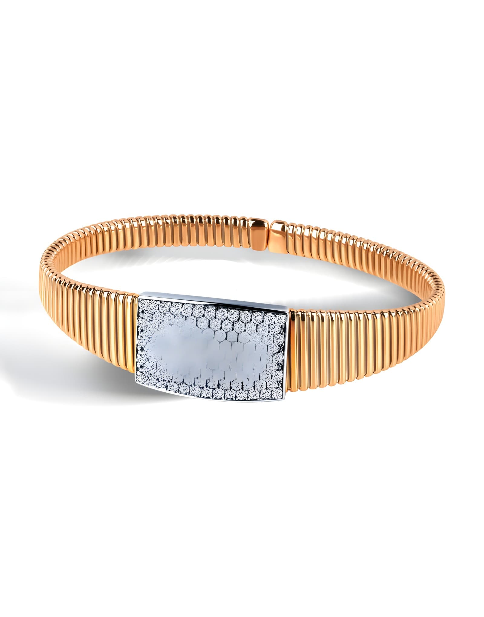 Bottega 1.10 ct F / VS Pırlanta Altın Bileklik