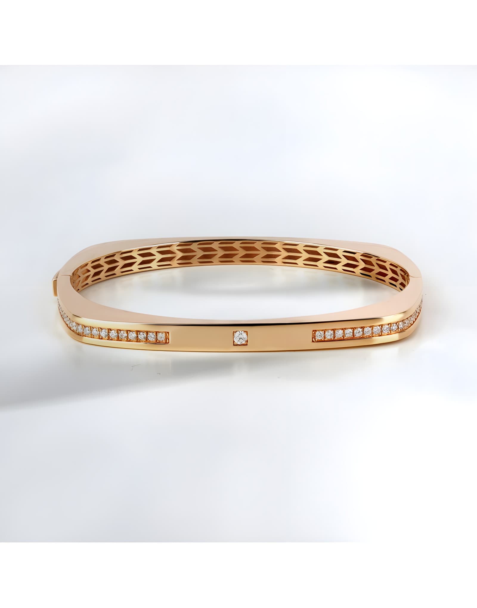 0.55 ct F / VS Pırlantalı Altın Bileklik