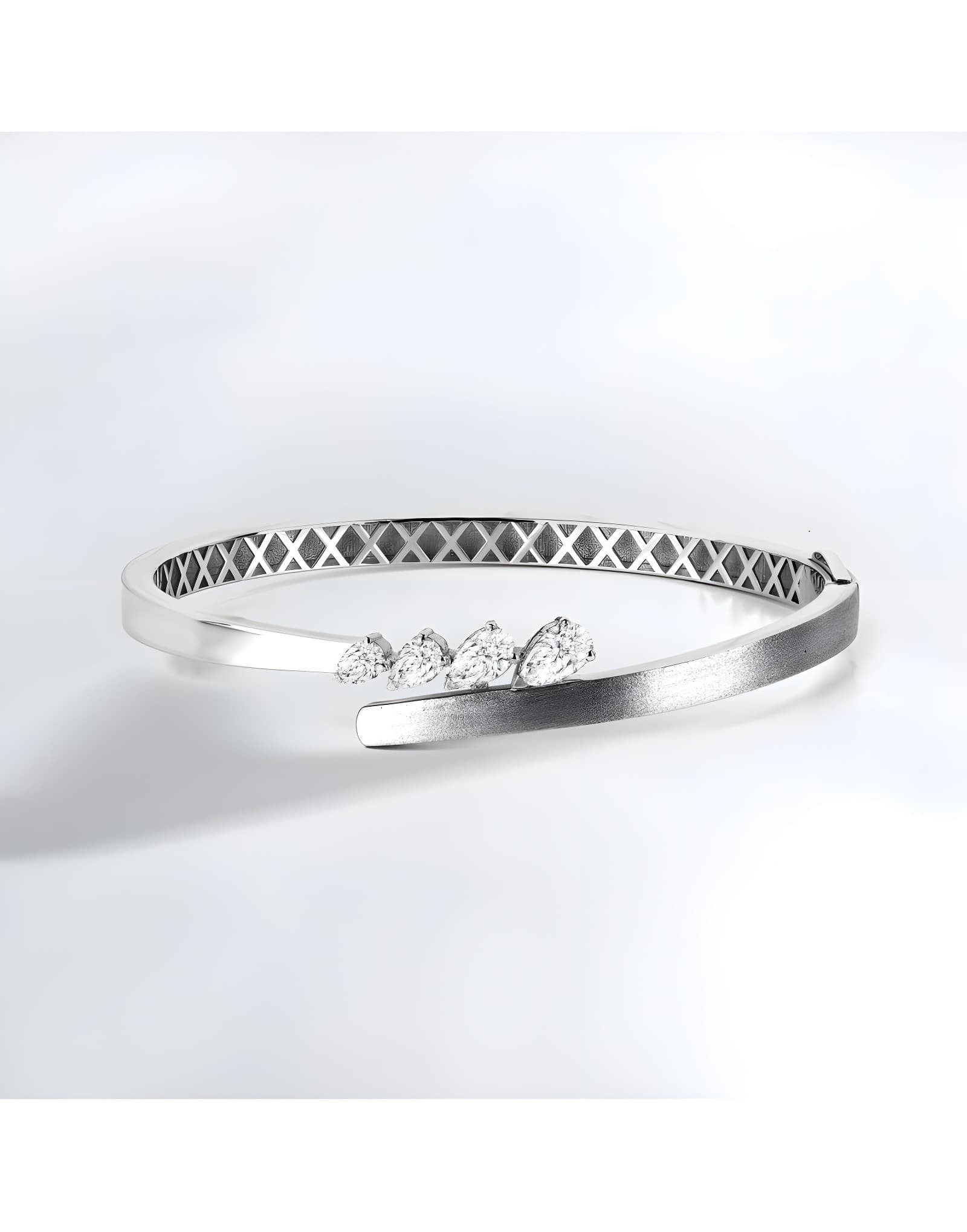 1.10 ct F / VS Pırlantalı Altın Bileklik
