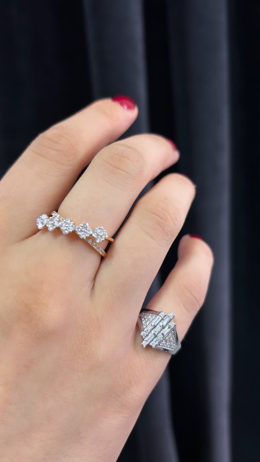 0.55 ct F / VS Pırlantalı Stil Yüzük — 4. görünüm