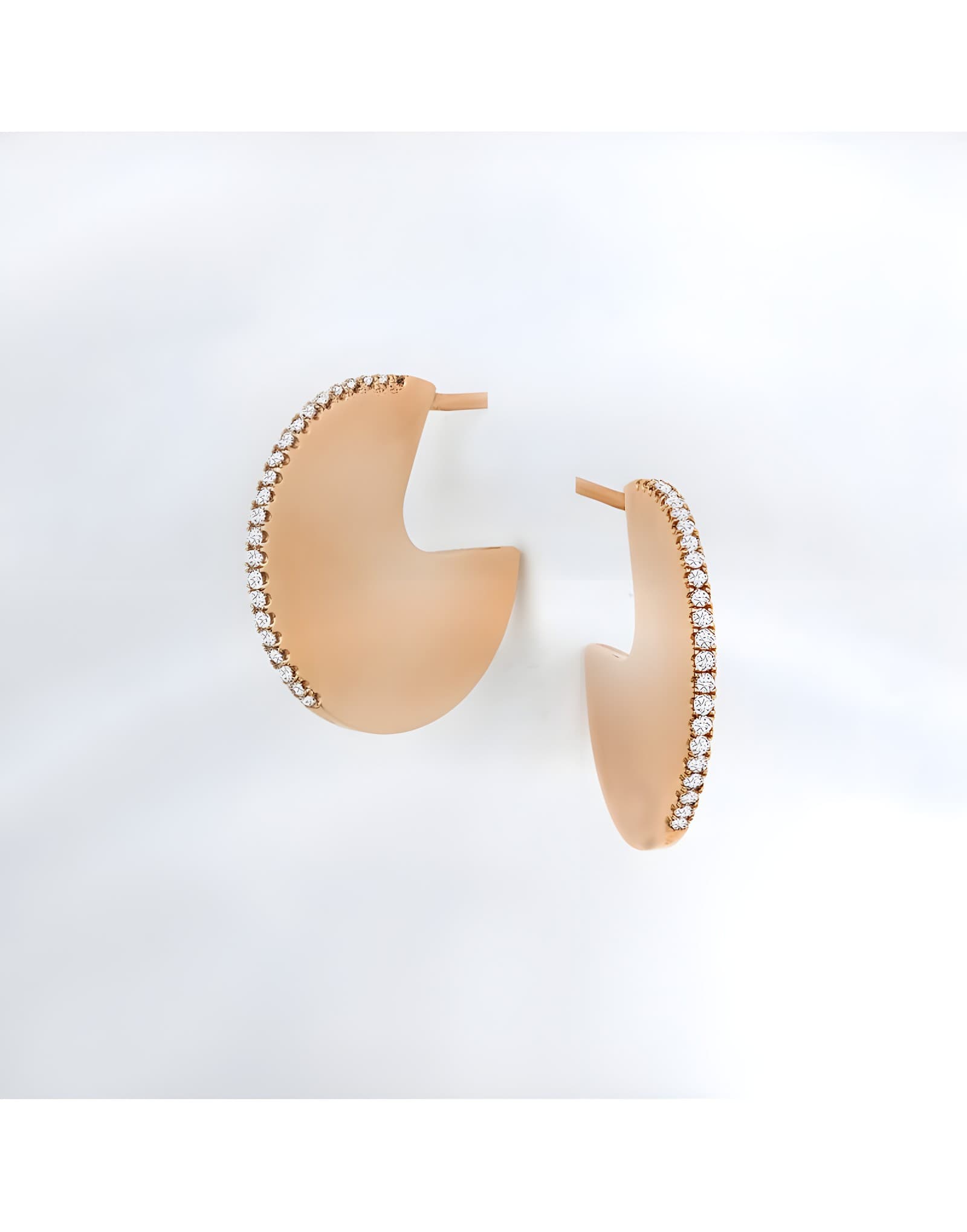 0.21ct Fvs Pırlantalı Altın Stil Küpe