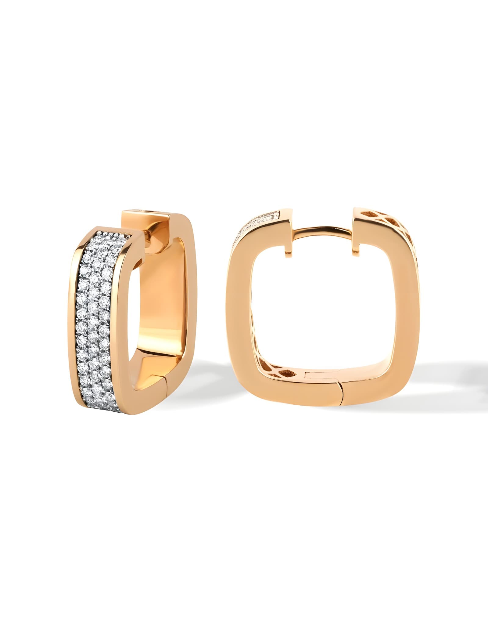 0.70ct Fvs Pırlantalı Altın Küpe