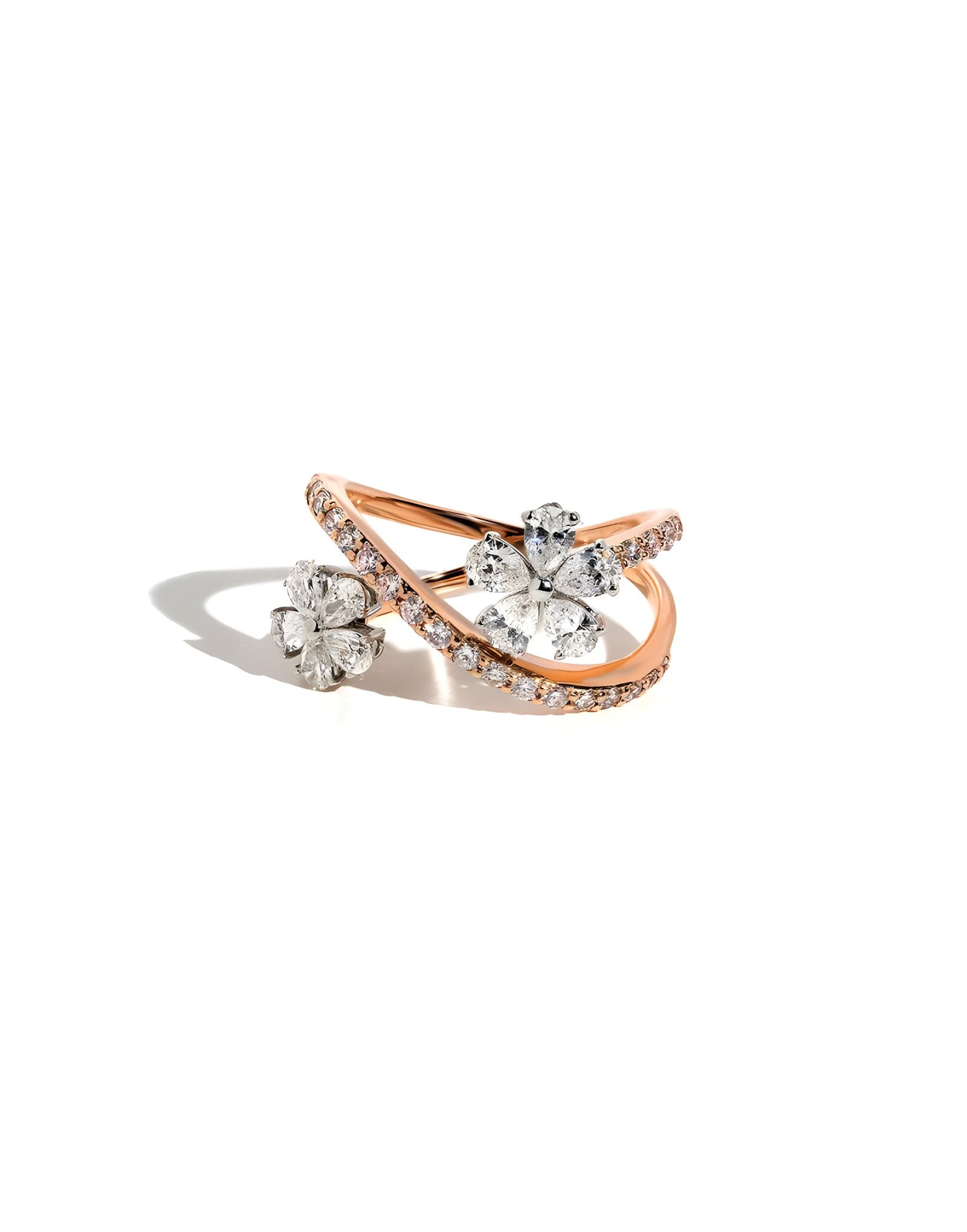 1.67 ct F / VS Pırlantalı Günlük Stil Altın Yüzük