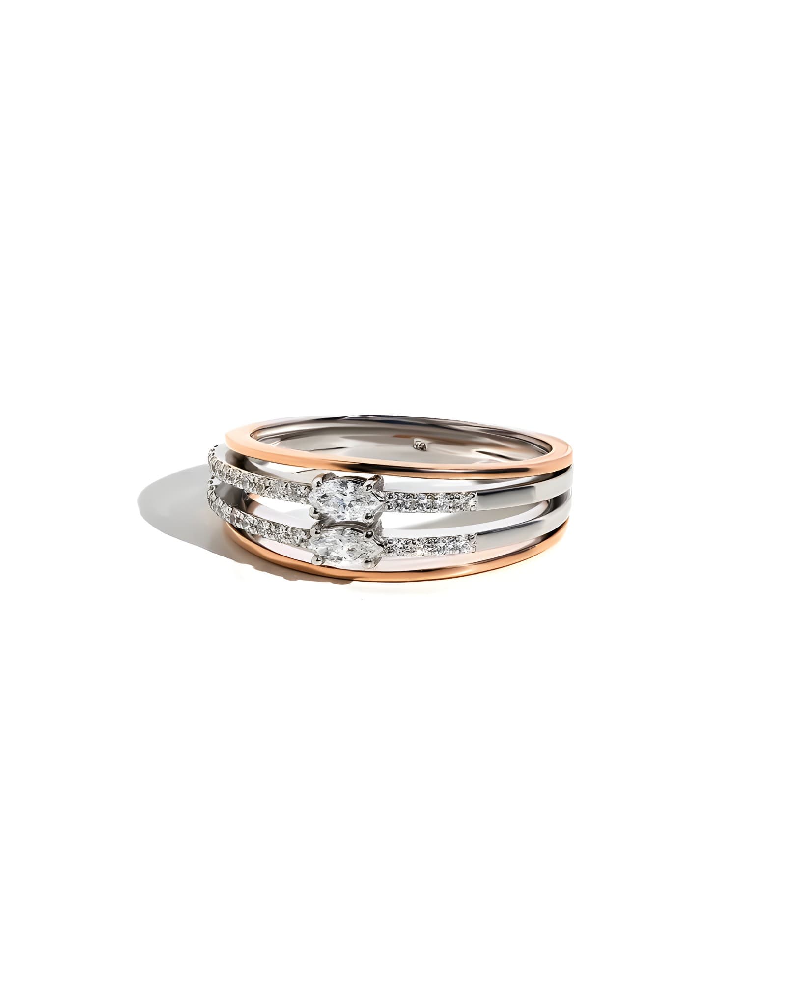 0.35 ct F / VS Pırlantalı Altın Yüzük