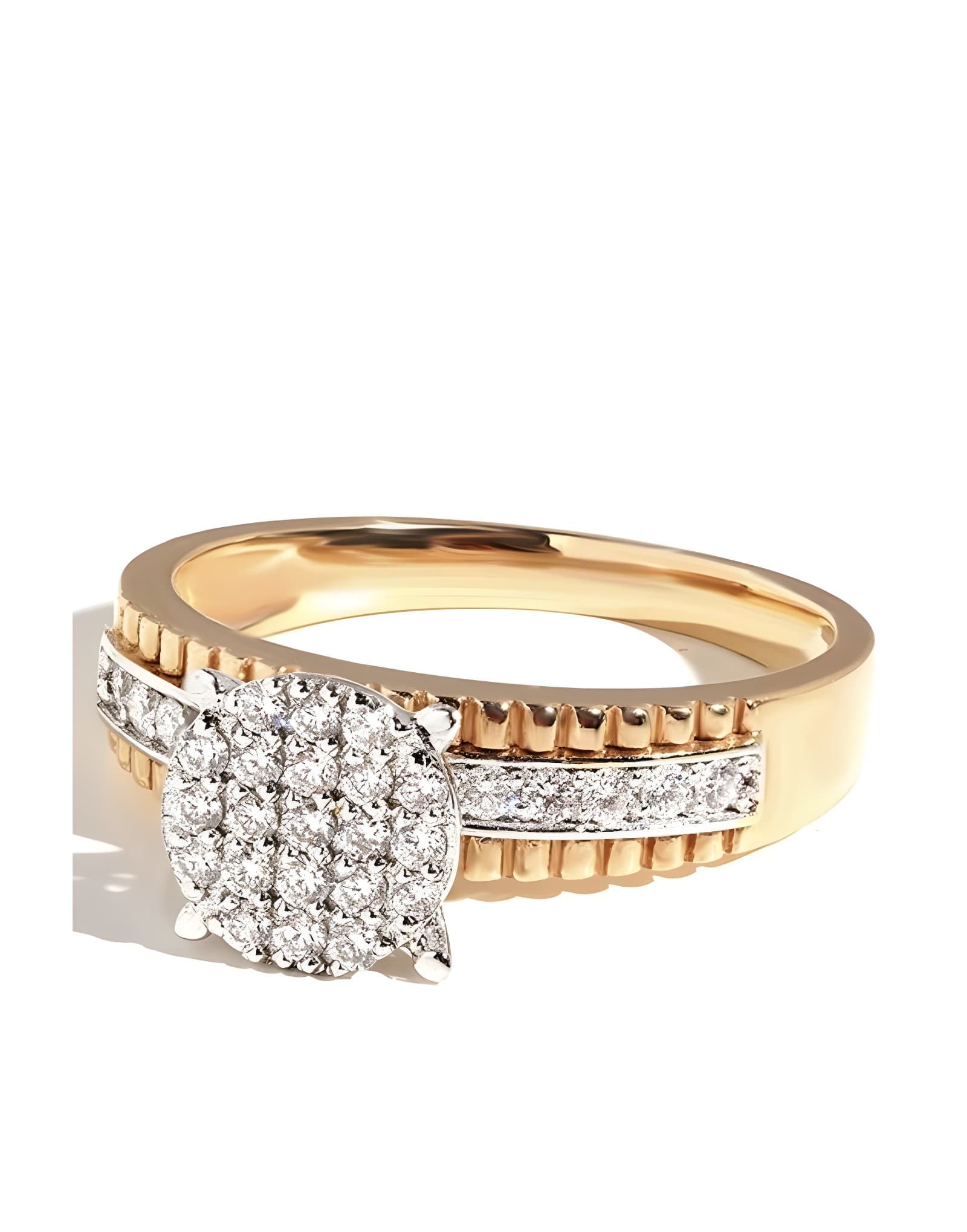 0.40 ct F / VS Pırlantalı Altın Stil Yüzük — 2. görünüm