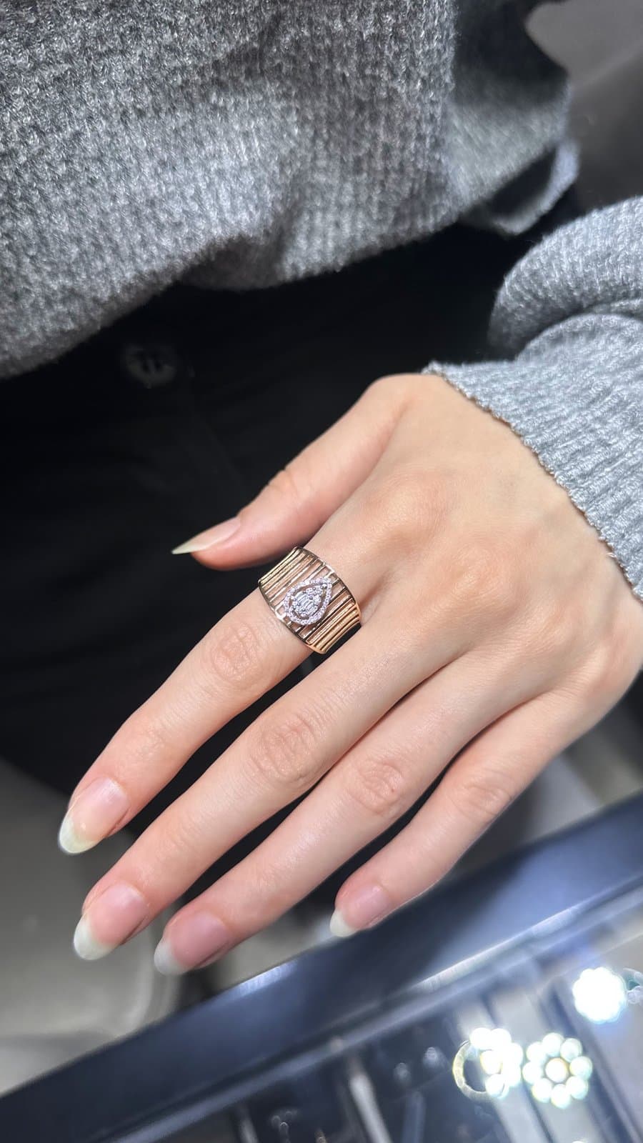 0.26 ct F / VS Pırlantalı Altın Yüzük — 4. görünüm