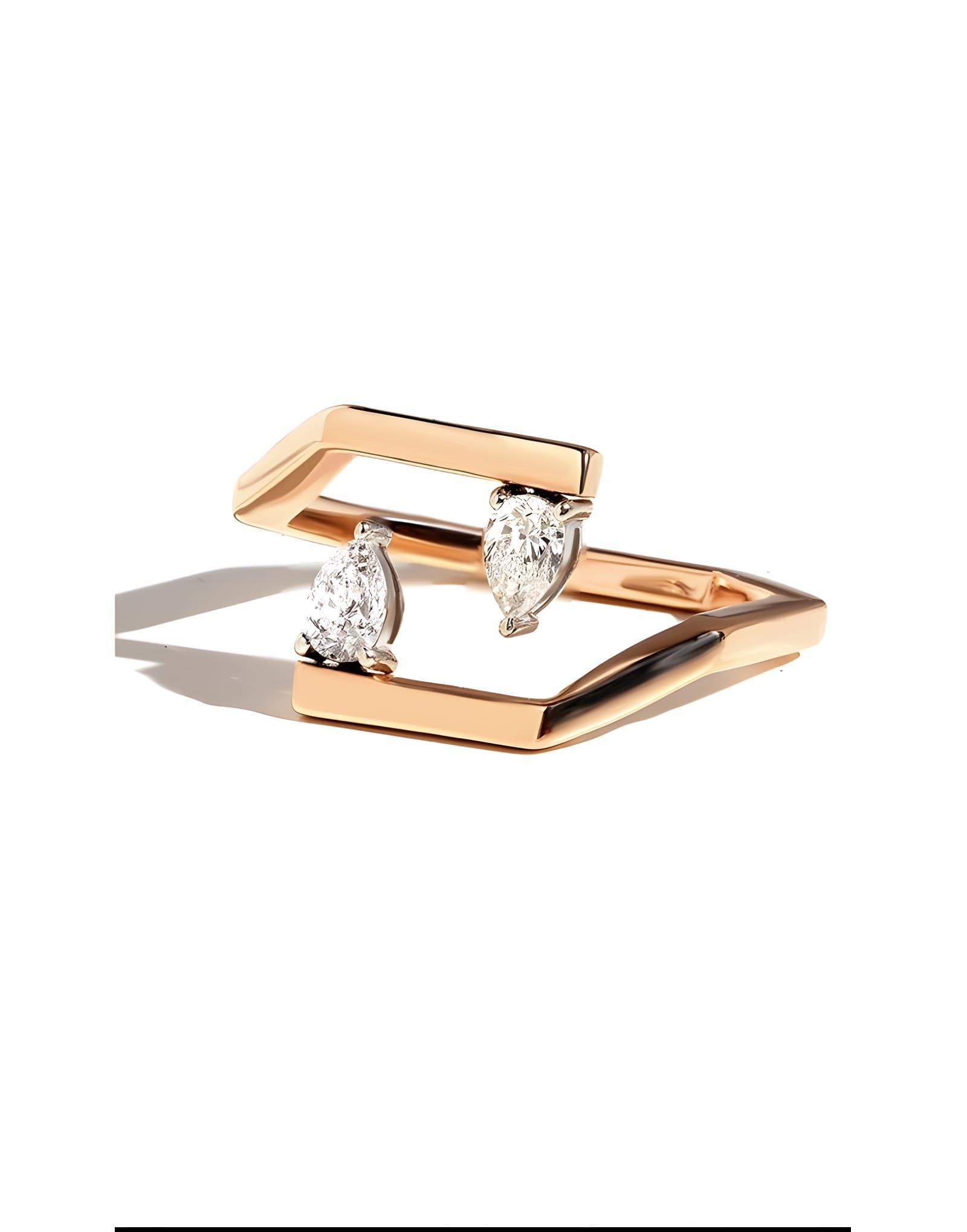 0.46 ct F / VS Pırlantalı Altın Yüzük — 2. görünüm