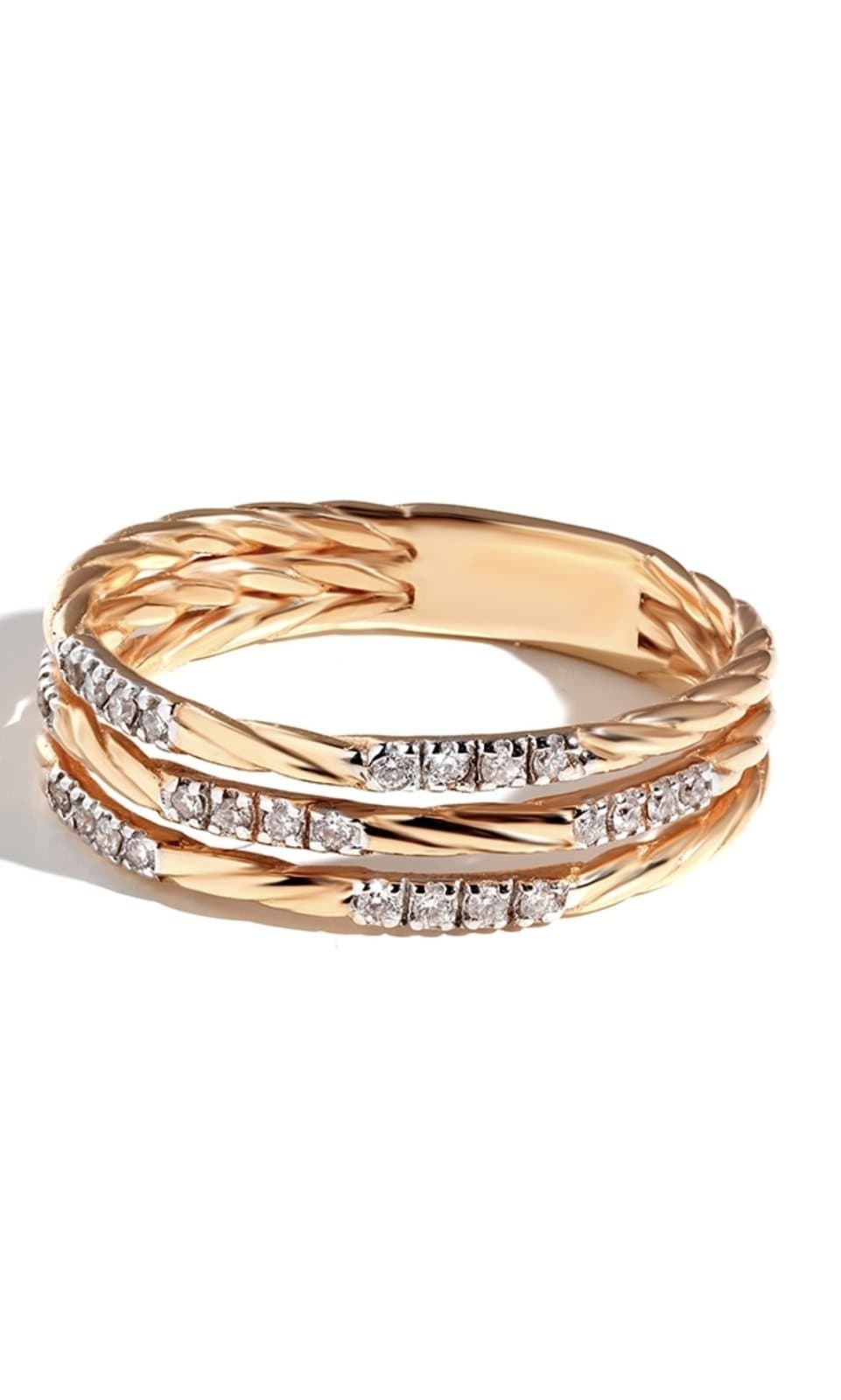 0.16ct F SI Pırlantalı Altın Yüzük — 3. görünüm