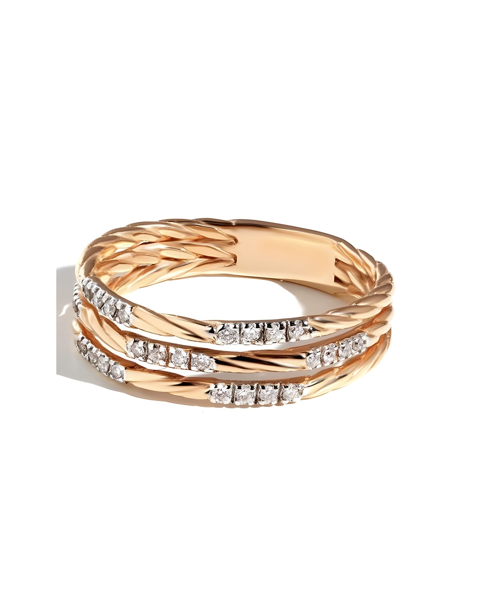 0.16ct F SI Pırlantalı Altın Yüzük — 2. görünüm