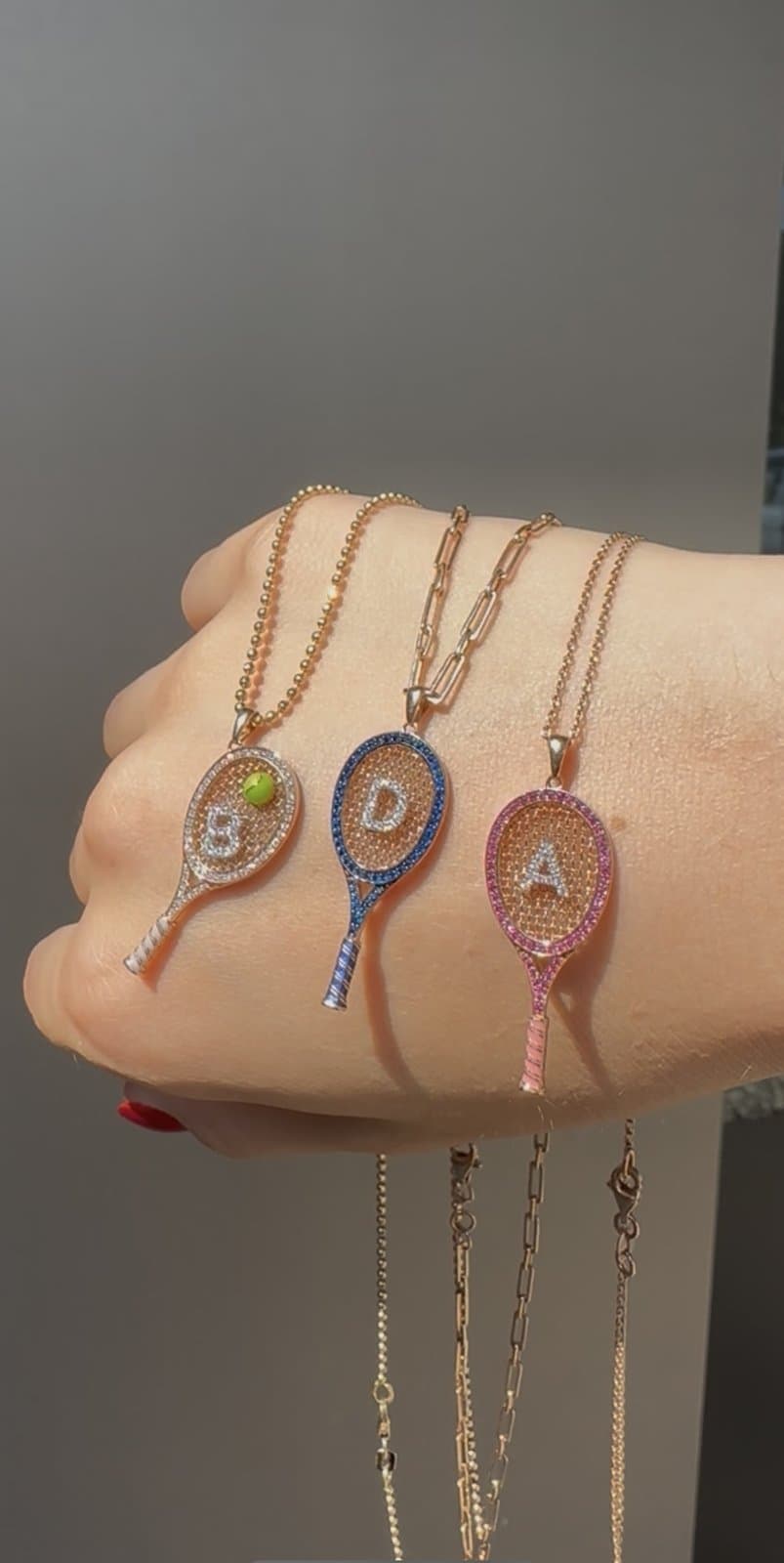 Arte Raket Kolye 0,14ct F-VS — 5. görünüm