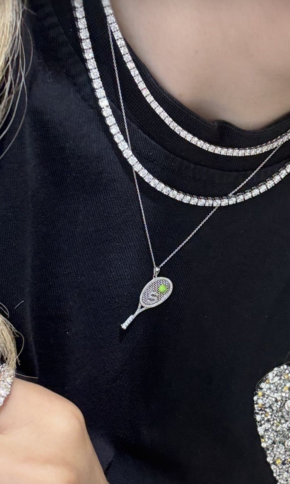 Arte Raket Kolye 0,14ct F-VS — 6. görünüm