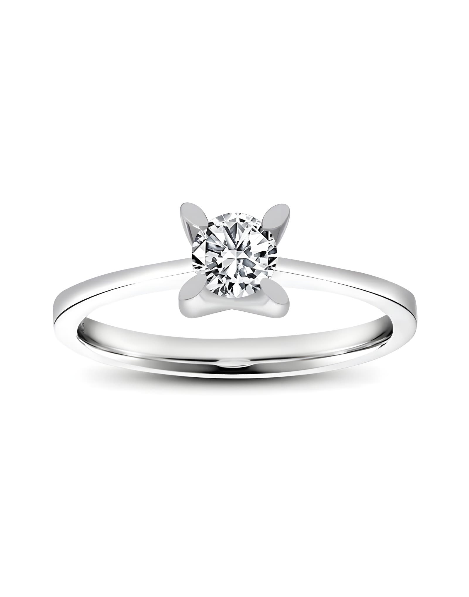 GIA 0,50ct D SI2 Tektaş Yüzük