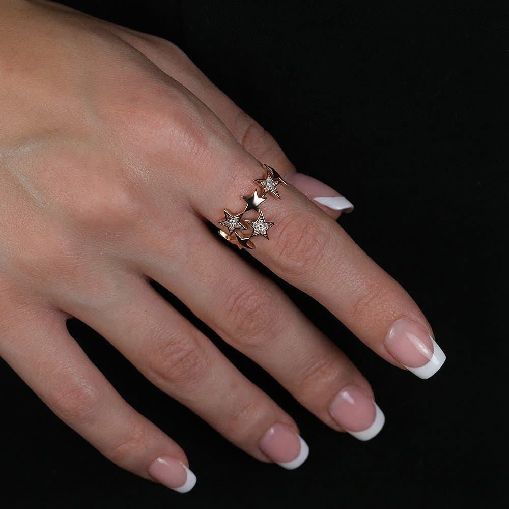 0.20ct Pırlantalı Altın Stil Yüzük — 3. görünüm