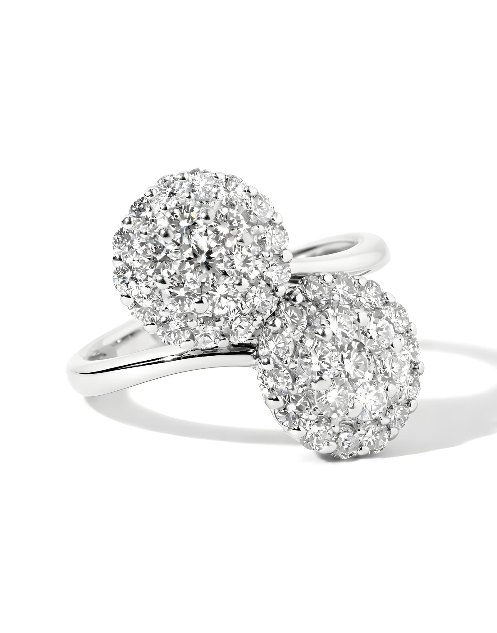 0.80 ct F / VS Pırlantalı İkili Yüzük