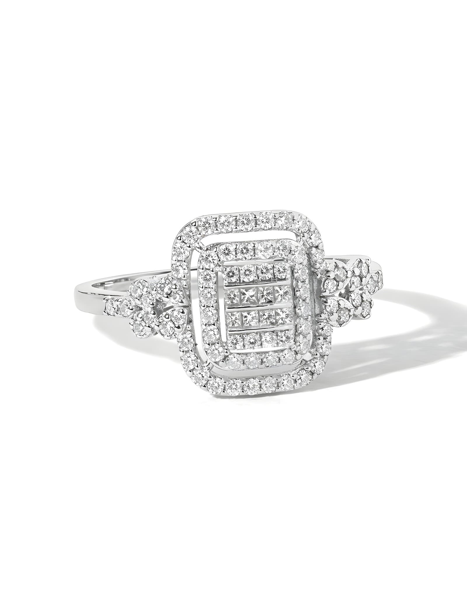 0.60ct Baget Pırlantalı Altın Yüzük