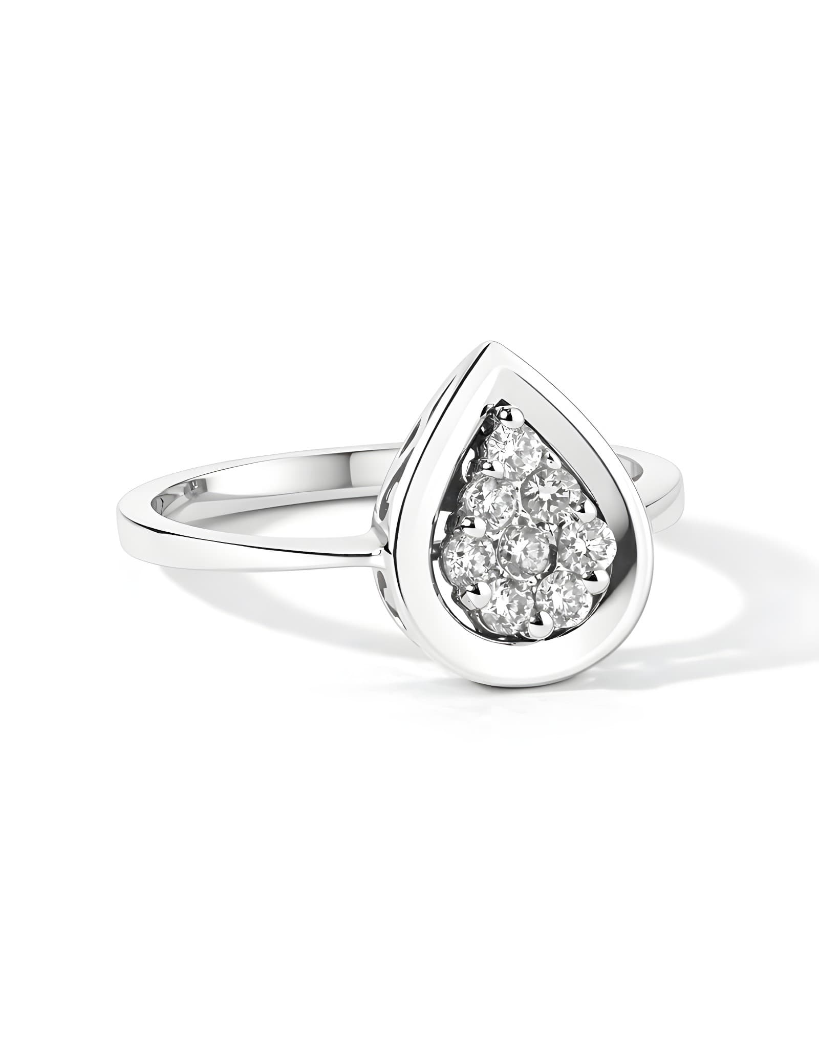 18K 0.22 ct F / VS Pırlantalı Yüzük