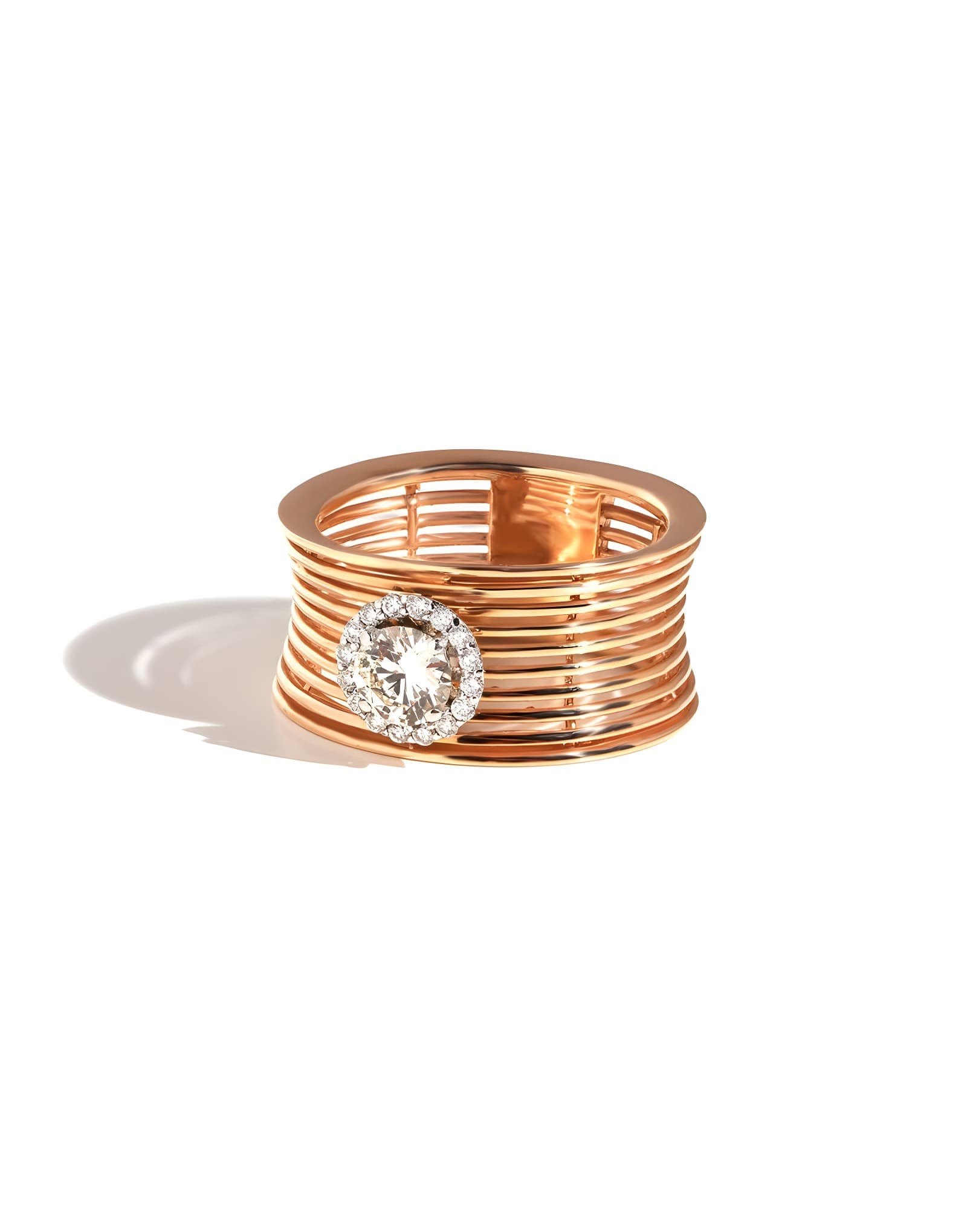 0.60ct Tektaş Pırlantalı Altın Stil Yüzük