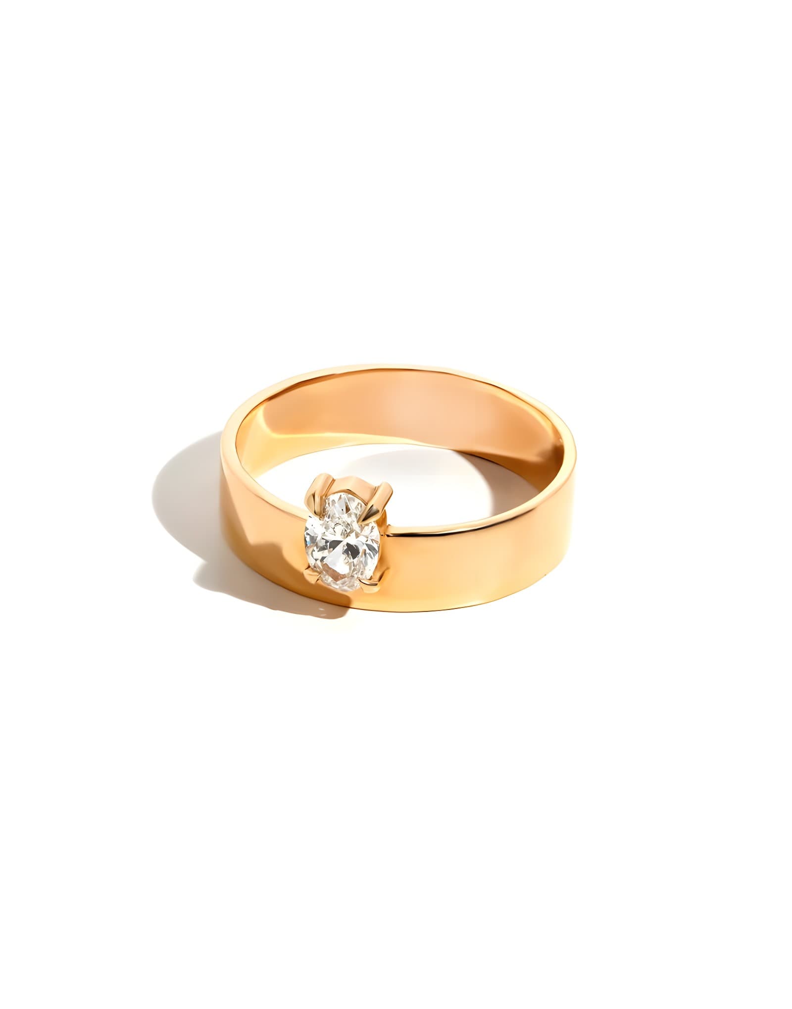 0.38ct F vs Oval Kesim ALlın Yüzük