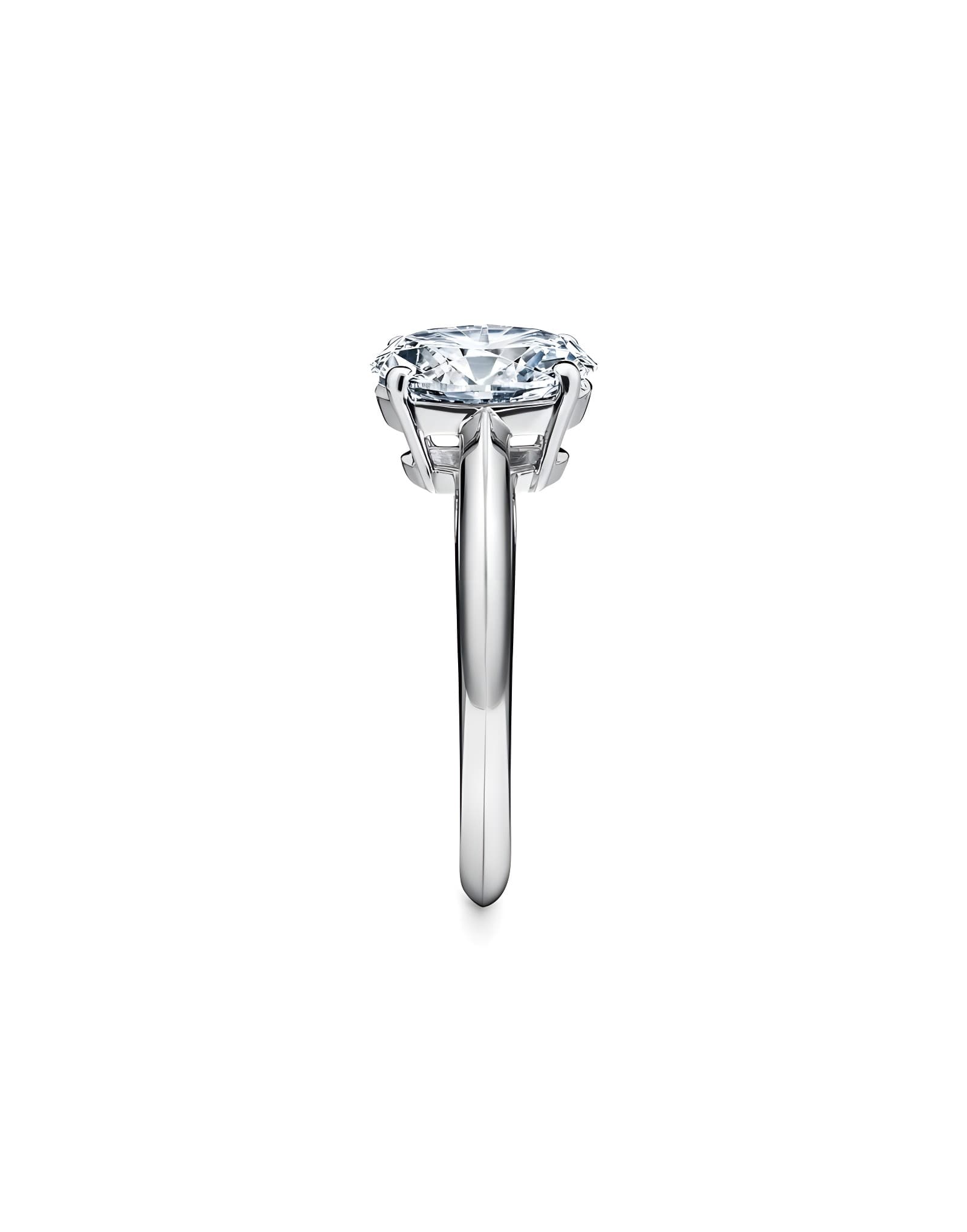 HRD SERTİFİKALI OVAL KESİM 1.00 CT F RENGİ PIRLANTA TEKTAŞ YÜZÜK — 2. görünüm