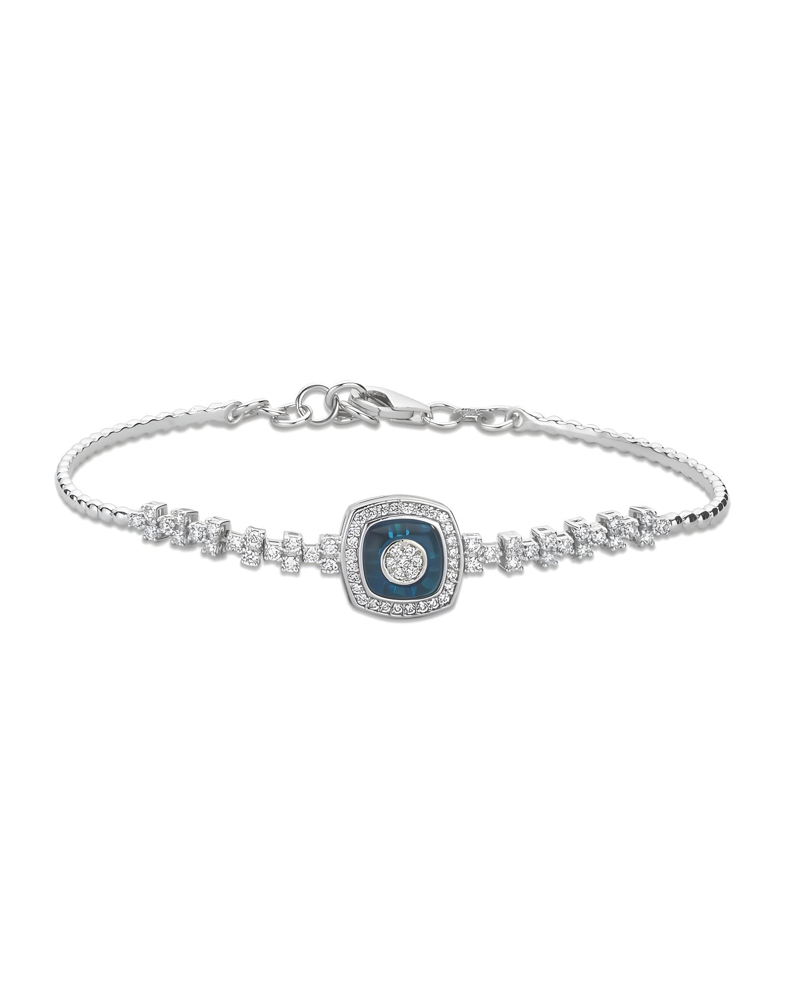0.50ct Pırlanta Cam Göz Bileklik