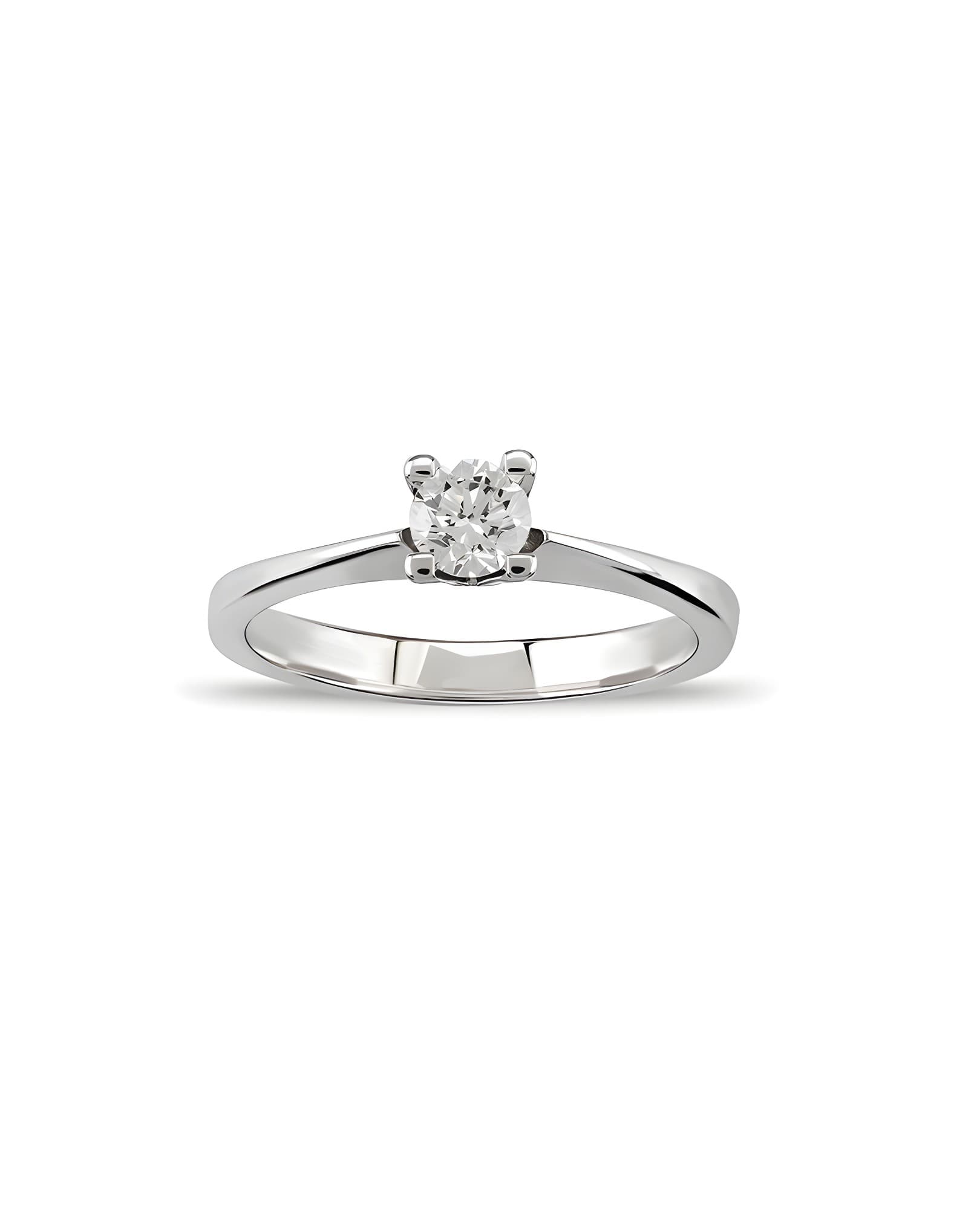 Hrd 0.18ct G Rengi Sı2 Pırlanta Tektaş Yüzük