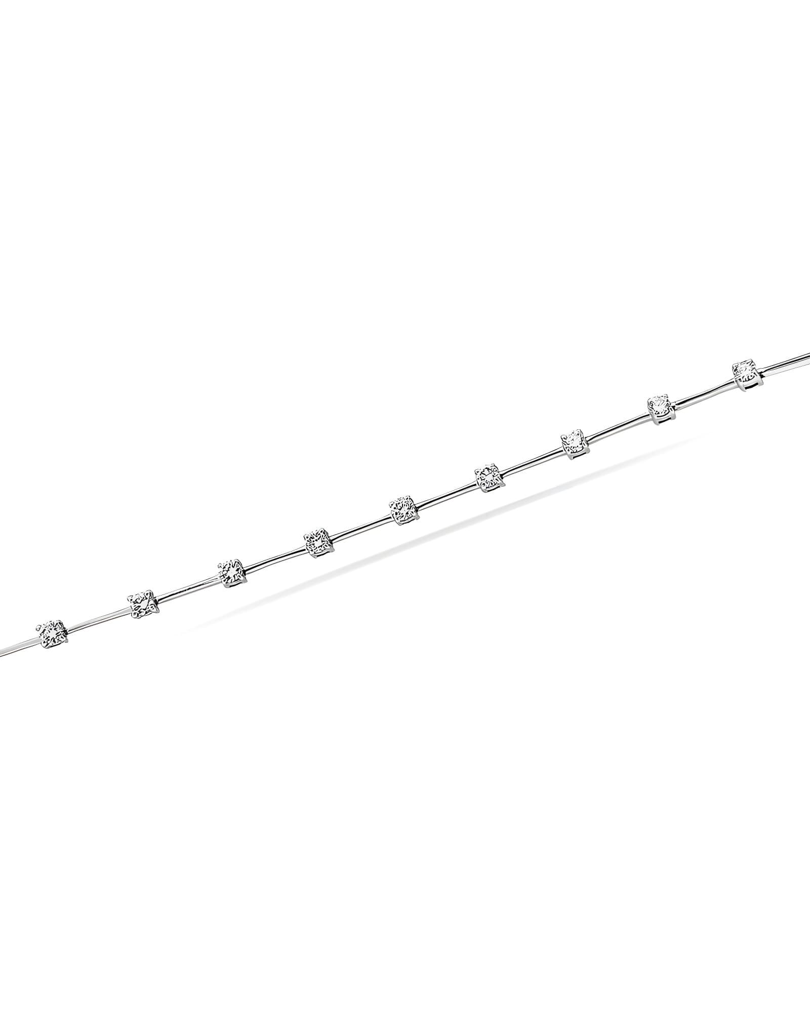 0.87ct F Rengi Pırlanta Işık Seli Bileklik