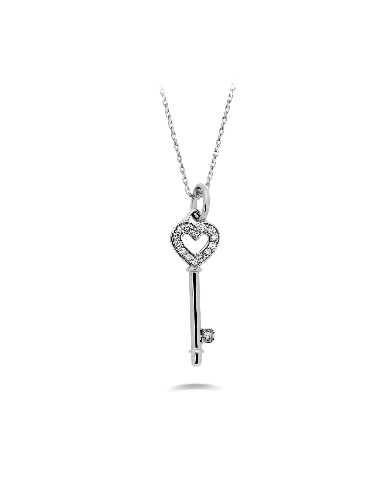 0.15ct Pırlanta Anahtar Kolye