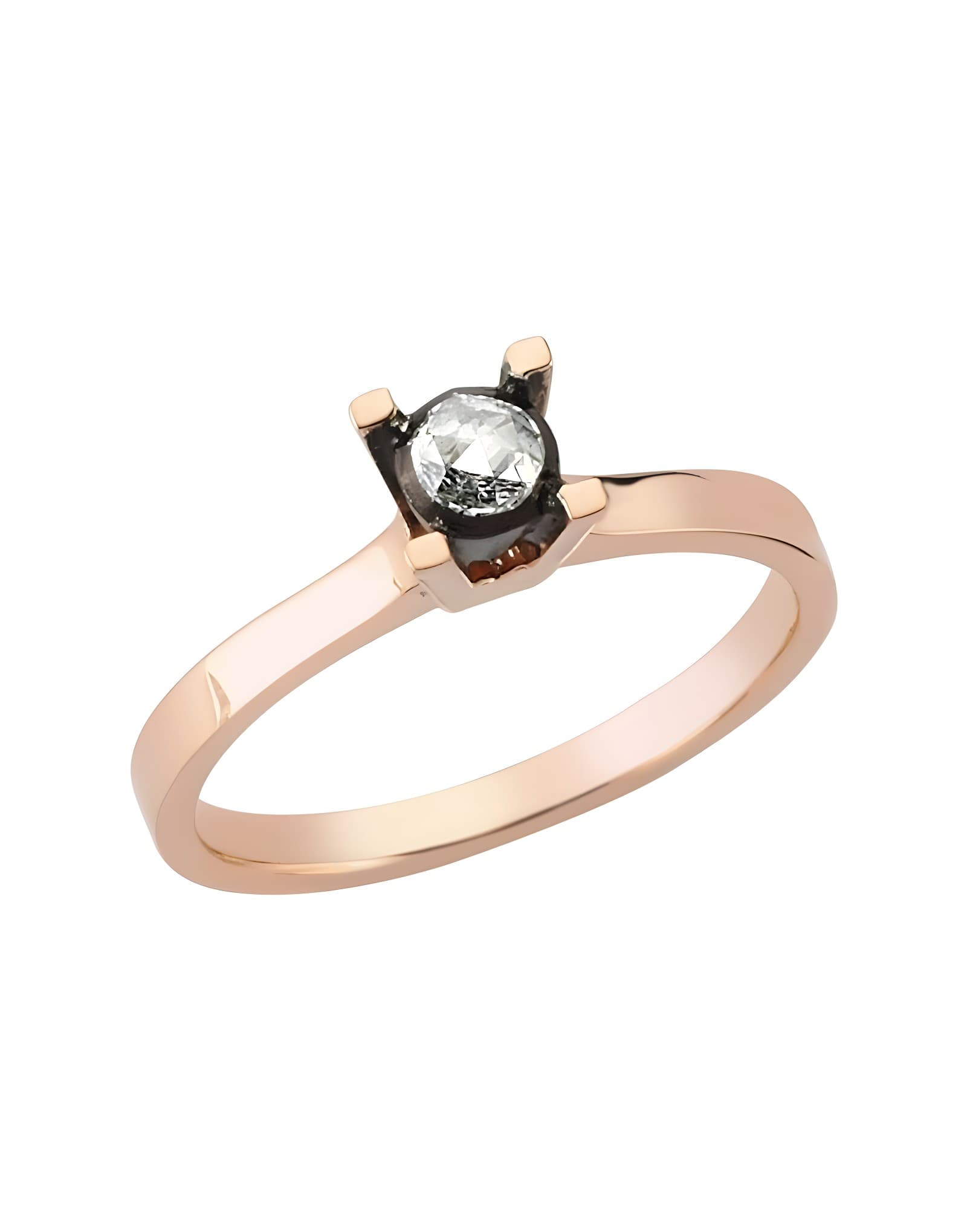 0.48ct F Rengi Tektaş Elmas Yüzük