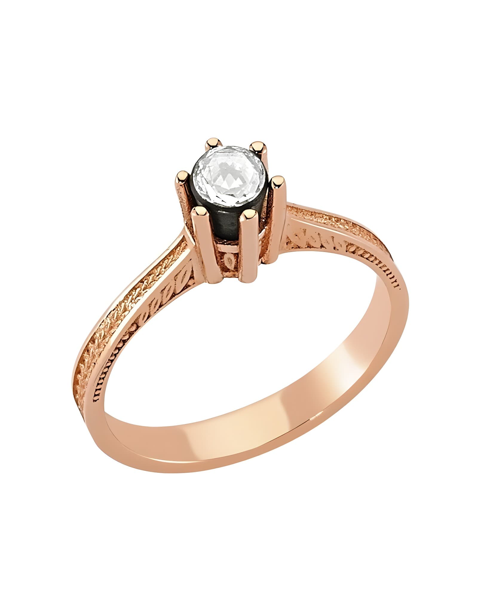 0.12ct F Rengi Elmas Tektaş Yüzük