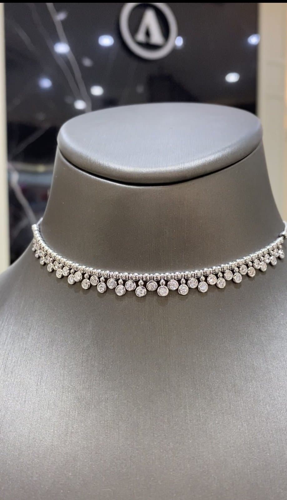 1.30ct Pırlanta Choker Kolye — 3. görünüm