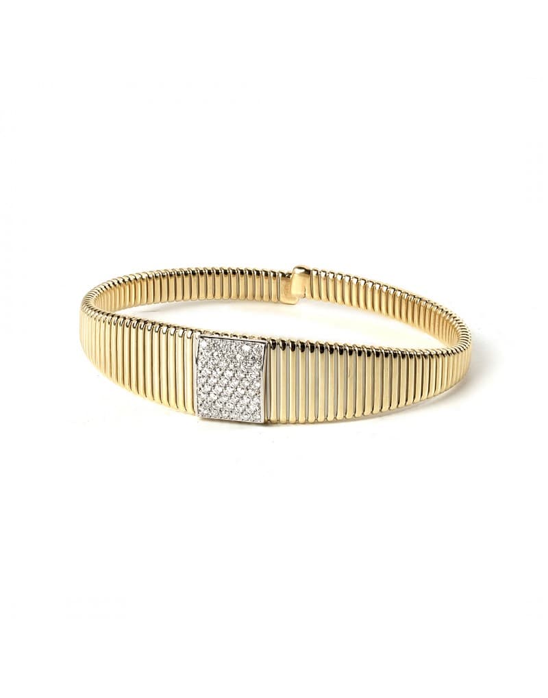 Bottega 0.60ct Pırlantalı Altın Bileklik