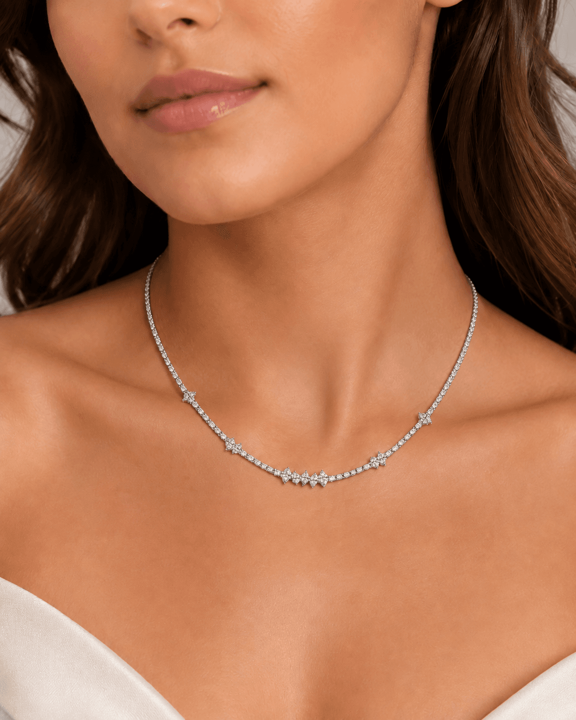 3.30ct Markiz Damla Pırlantalı Kolye — 3. görünüm