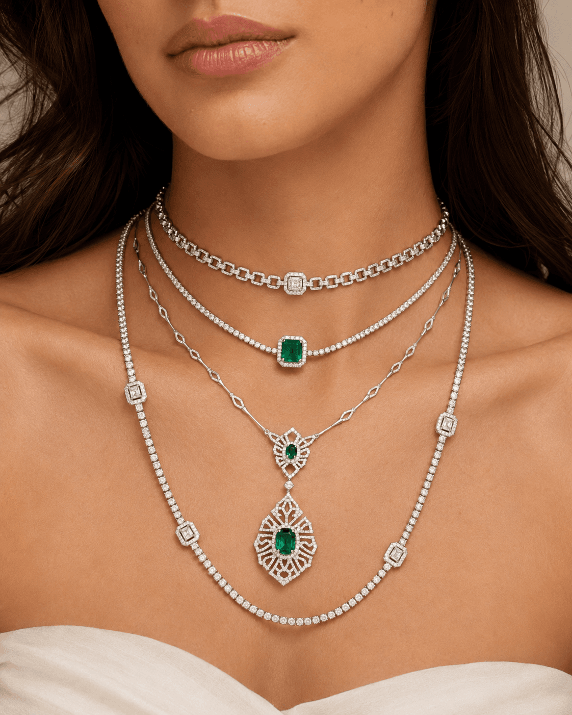 18K Siena Pırlanta Choker — 2. görünüm
