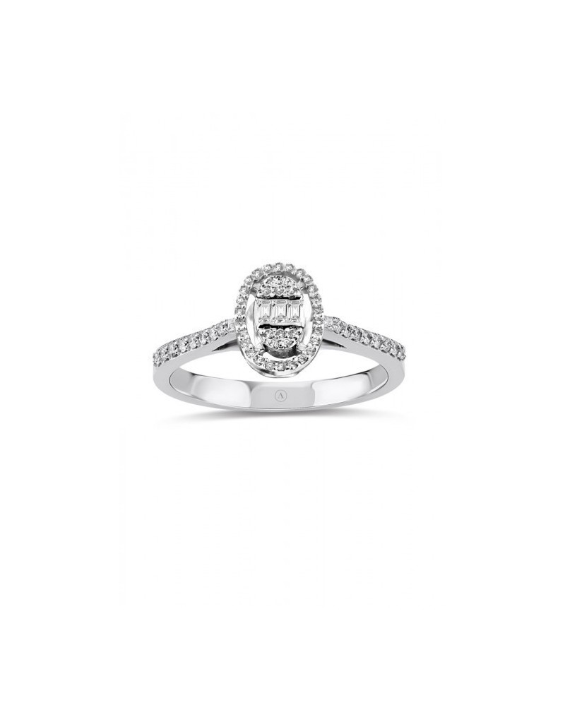 0 50ct E Rengi Oval Baget Pirlanta