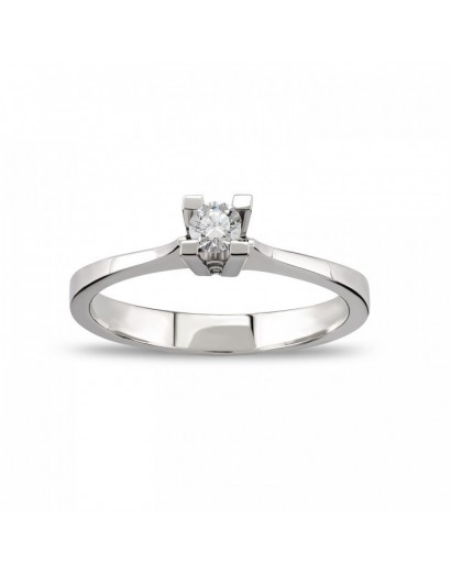 0.40ct  F Color Solitaire Diamond Ring