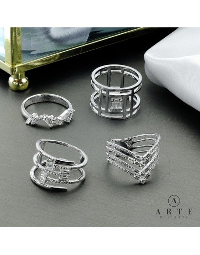 0.70ct Baguette Zigzag Diamond Ring