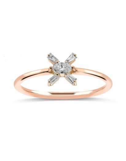 0.15ct F Color Daily Style Ring