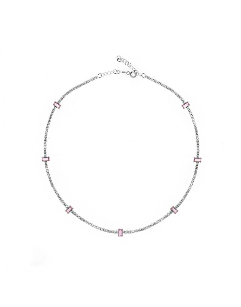 Pinky Safir Pırlanta Choker Pinky Safir Pırlanta Choker
