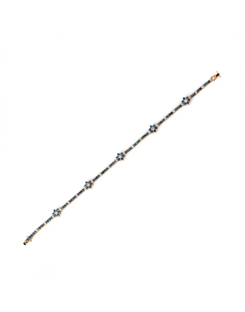 Blue diamond new arrivals tennis bracelet