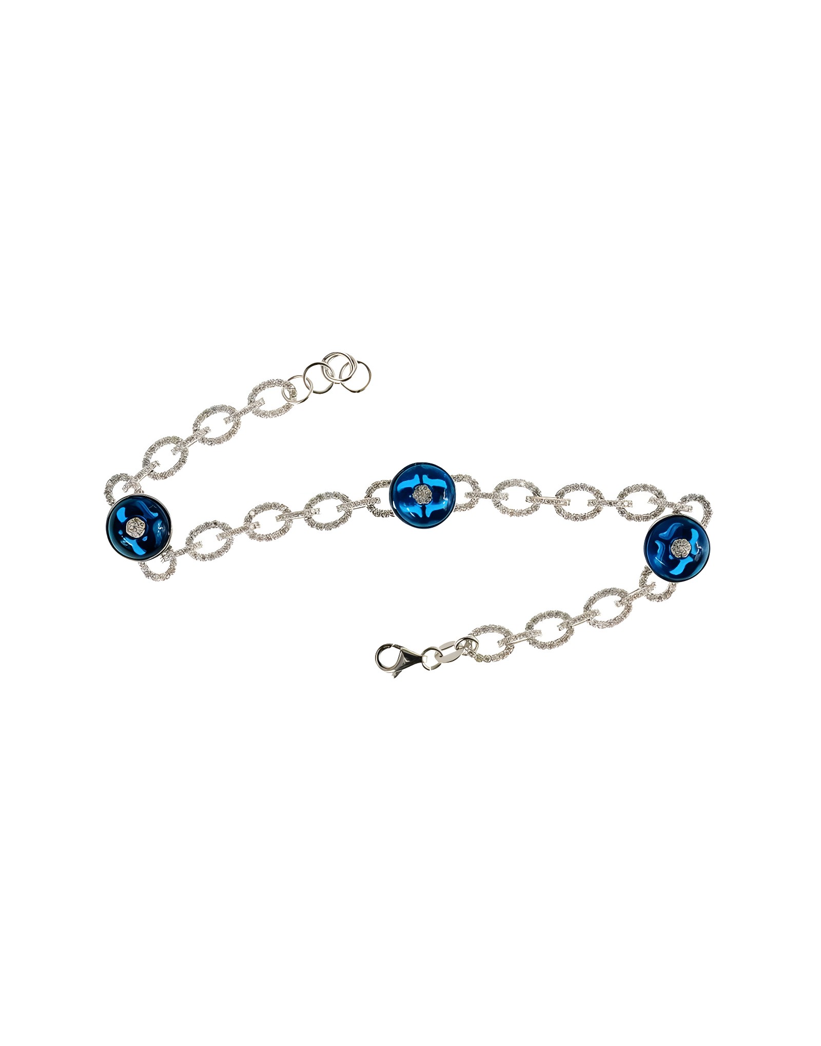 1.75ct Pırlantalı Zincir Göz Bileklik