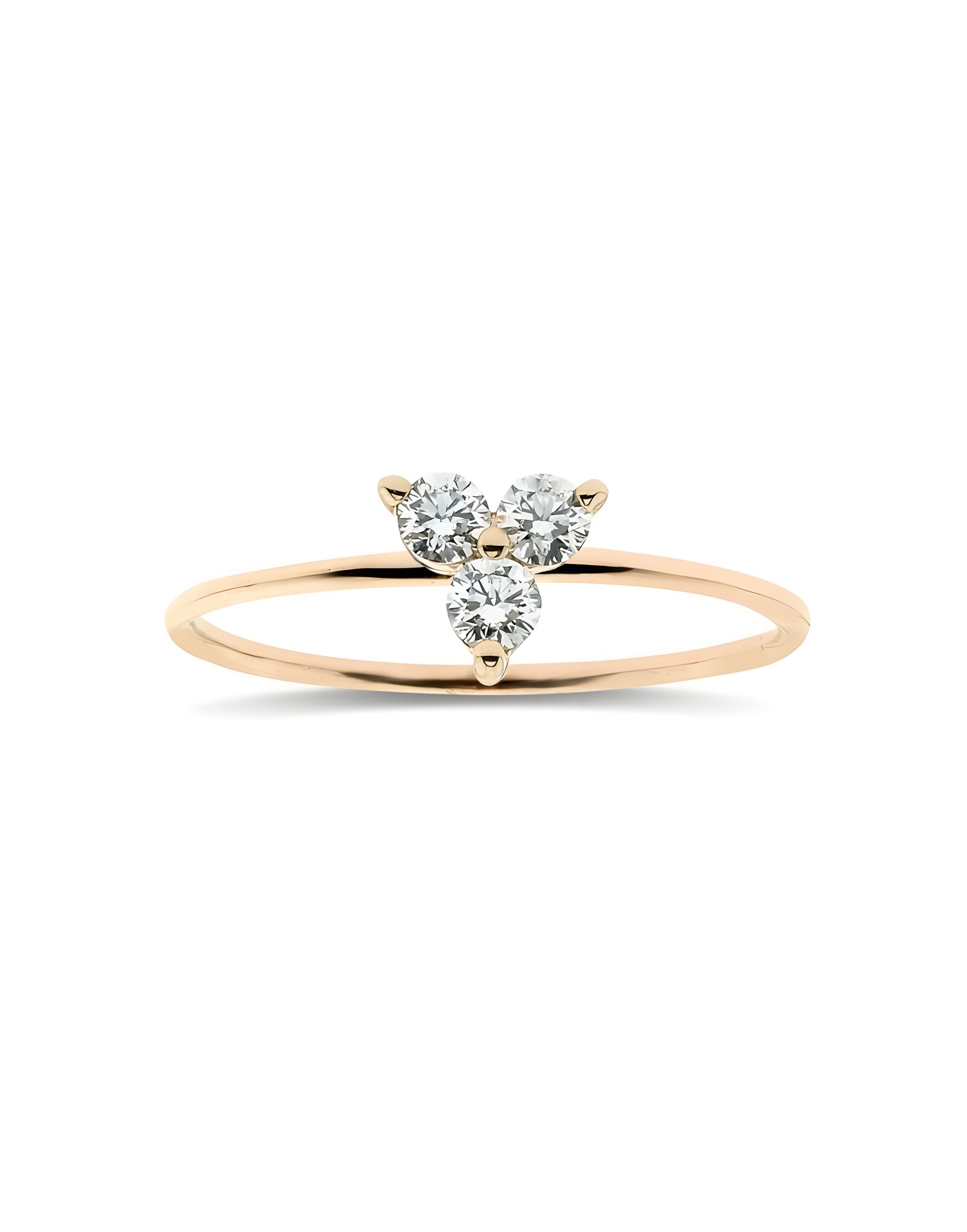 Trio 0.18ct F Rengi Pırlanta Yüzük