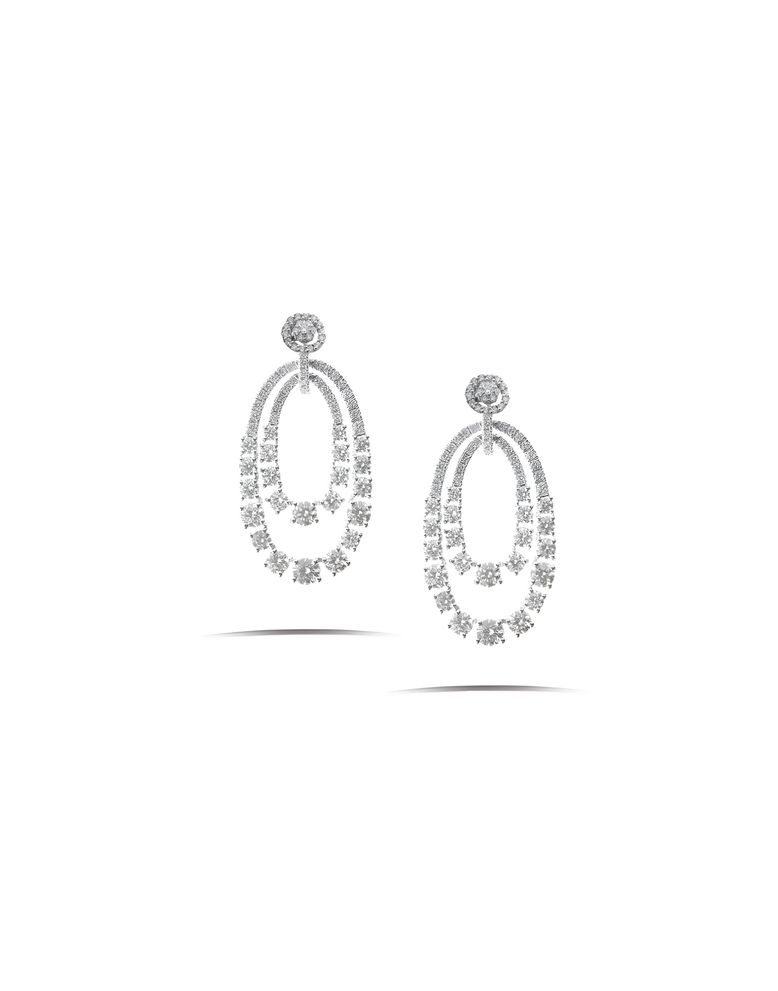 4.34ct F Rengi Pırlanta Küpe