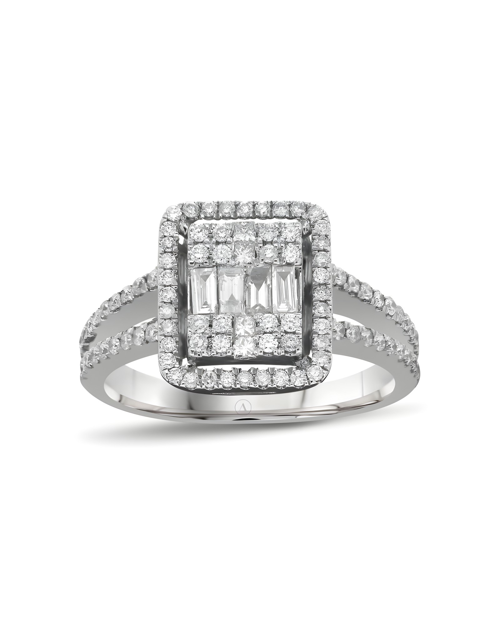 1.43ct E Rengi Baget Pırlanta Yüzük