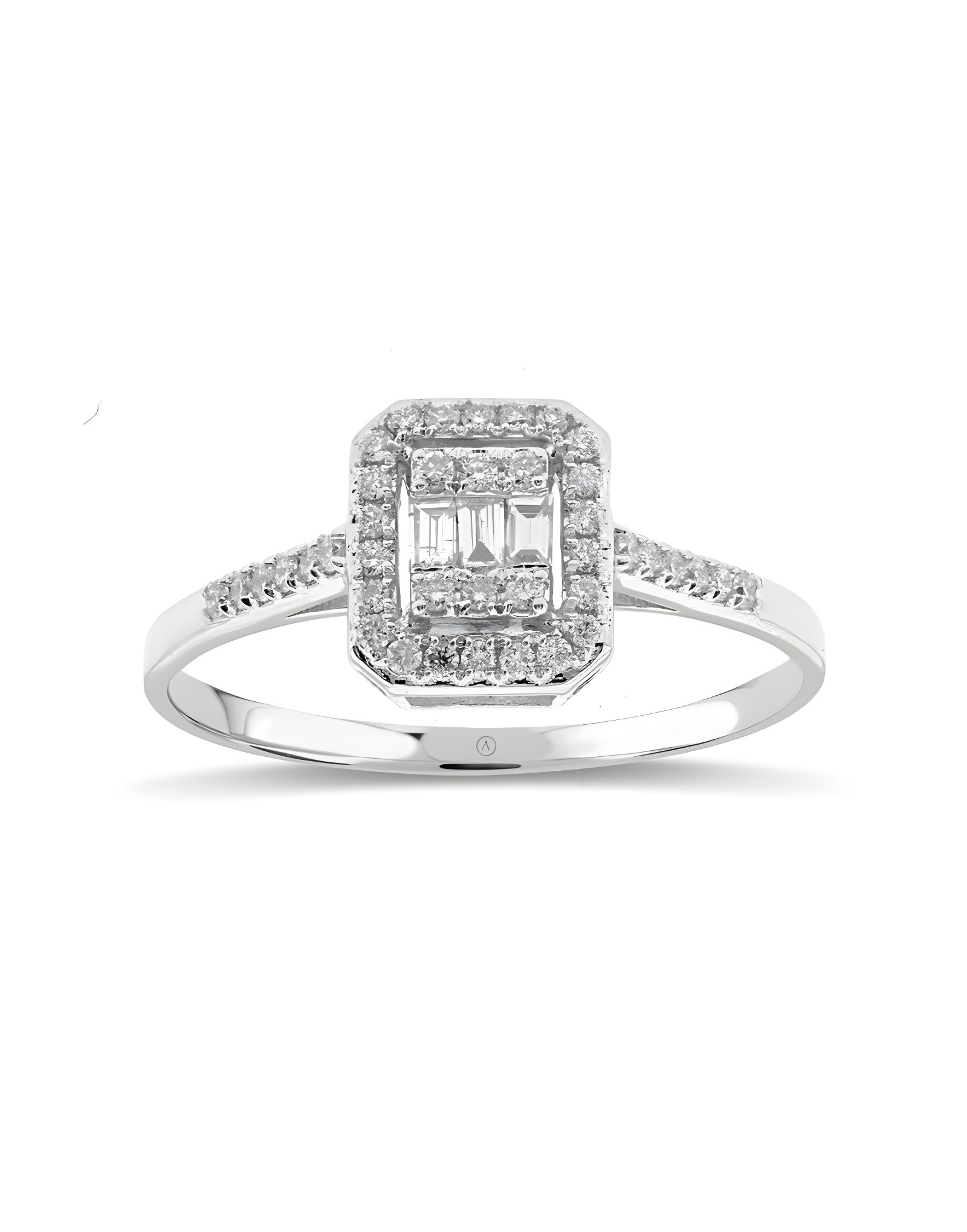 0.50ct F Rengi Baget Pırlanta Yüzük